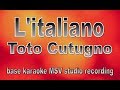 l'italiano - Italiano - Toto Cutugno - base karaoke ...