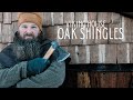 Building A Viking House With Hand Tools 14 Cladding Walls With Oak Shingles In Extreme Cold