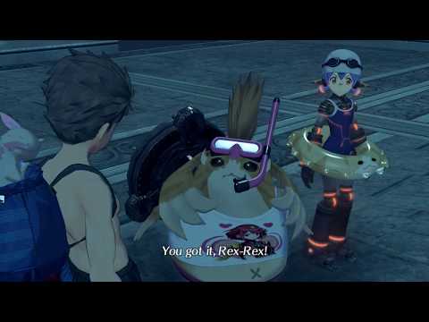 Xenoblade Chronicles 2 Swimsuit Edition Cutscene 120 - Entering the Spirit Crucible