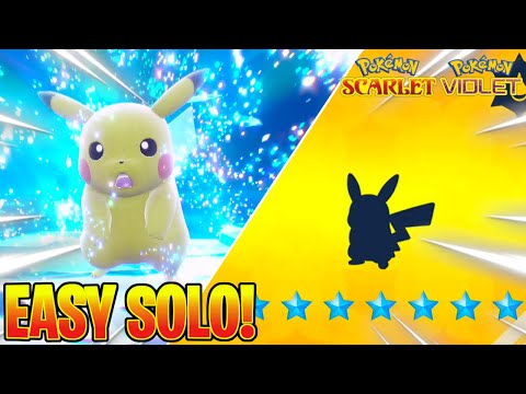 EASY SOLO KO! How to Defeat 7-Star Pikachu Tera Raid in Pokémon Scarlet and Violet!