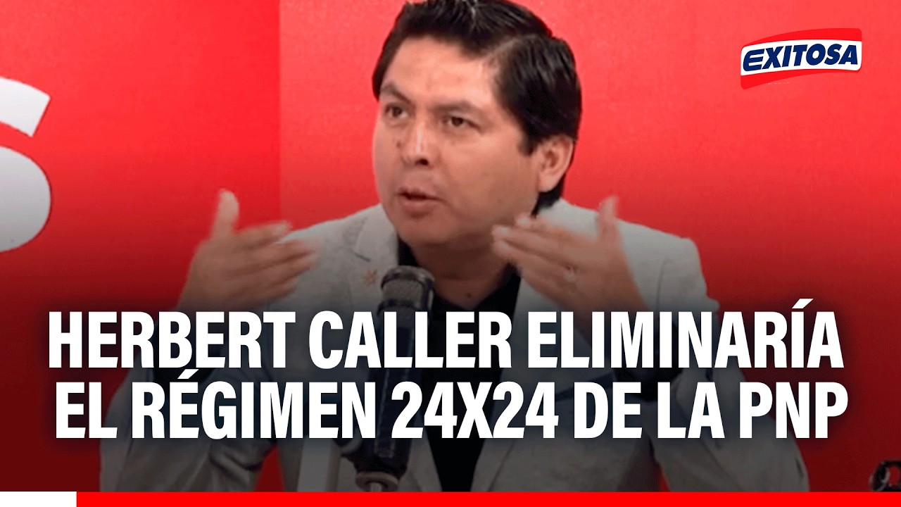 🔴🔵Herbert Caller propone eliminar régimen 24x24 de la policia: “Basta ya de un día sí y un día no”