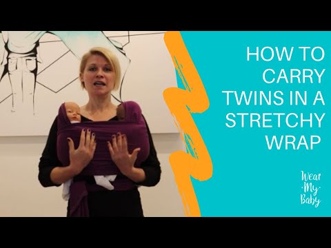 How to Carry Twins in a Stretchy Wrap