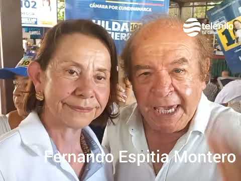 Hilda Gutierrez  candidata cámara  CD Cundinamarca 101. Fernando Espitia Montero Concejal  Nilo.