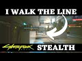 I walk the line Cyberpunk 2077 STEALTH GAMEPLAY Enter the mall find the van in the lobby find agent