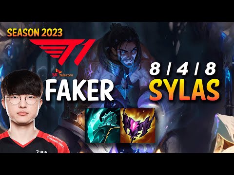T1 Faker SYLAS vs ELISE Jungle - KR Ranked