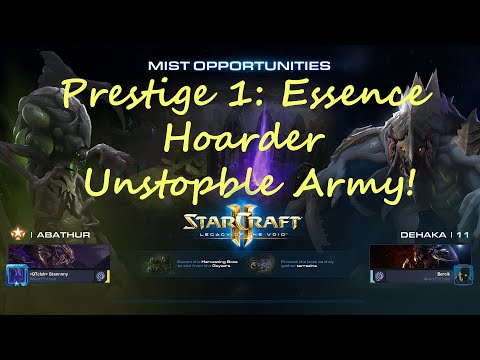 StarCraft 2 Co-Op Abathur Prestige 1: Essence Hoarder (The Army!) lvl 1000 Brutal with Bonus