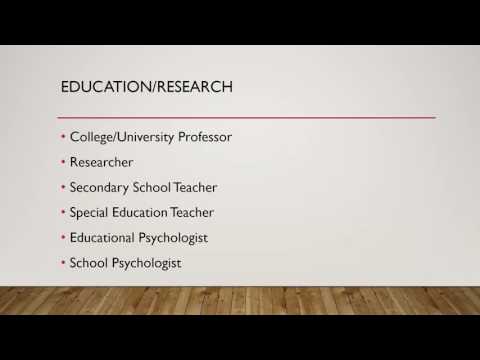 Adolescent Development Careers Recorded Lecture (Adolescent Development)