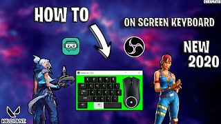 NEW 2020 How to Put On-Screen Keyboard + Mouse On OBS + STREAMLABS