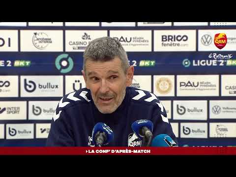J25 : Conférence de presse d'après match Pau FC-QRM (0-2)