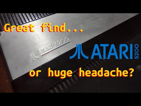 Unboxing and teardown of non-working Atari 5200