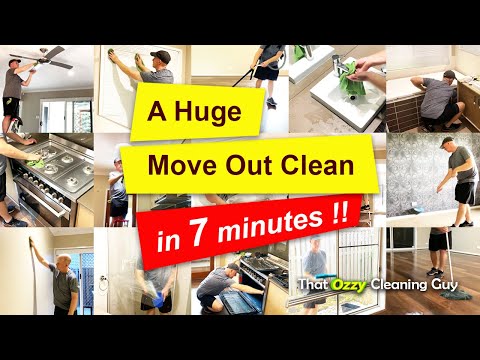 My Huge 2 Day Move Out Clean - in 7 Minutes