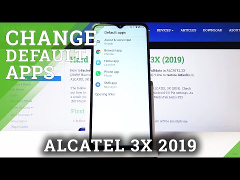 How to Customize Default Apps in ALCATEL 3X (2019) – Change Default Apps Settings