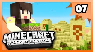 Survival Let's Play - TWO DESERT TEMPLES! - Ep 7 - Minecraft PE (Pocket Edition)