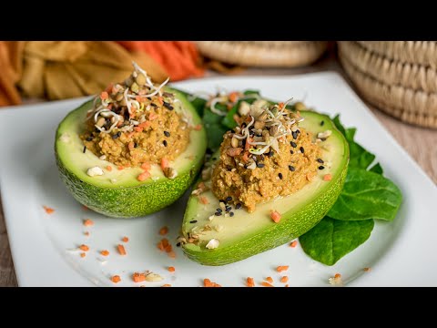 AGUACATES RELLENOS de paté de sardinas ¡Aperitivo perfecto para Navidad!