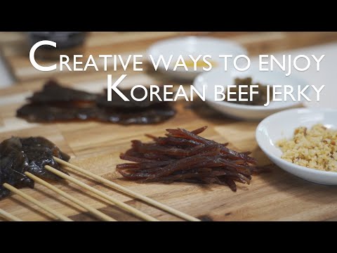 Maneiras criativas de saborear carne seca coreana | Receitas Yookpo!!