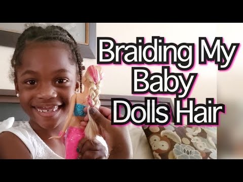 Hair Braiding 6 Year-Old!!  Learning How to Braid From Mommy!!