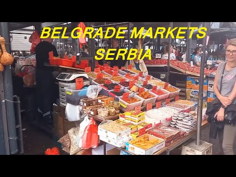 BELGRADE MARKETS | ZELENI VENAC | KALENIC |  BAJLONI   | SERBIA - 1 | BINU