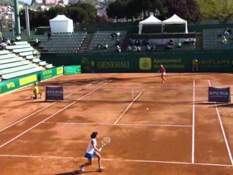 best shots fernandez brugues vs nastassja burnett, 2nd round-bcn kia