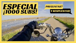 ¡RUTA en custom por la ALBUFERA! ESPECIAL 1000 subs. preguntas y respuestas (CÚPULA VIRAGO 535)