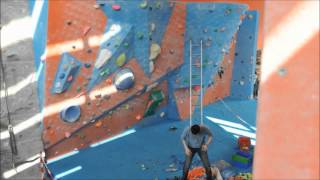 preview picture of video 'Time Lapse of K2 High-Sports Bouldering Wall Route Set'