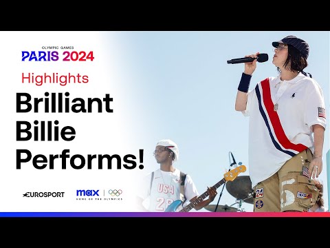 Billie Eilish performs BIRDS OF A FEATHER at the Paris Olympics Closing Ceremony 😍 | #Paris2024