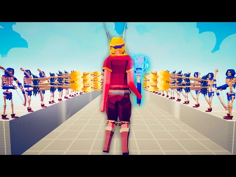 WHO CAN SURVIVE FIRE ARROWS DEATHRUN?| TABS Totally Accurate Battle Simulator