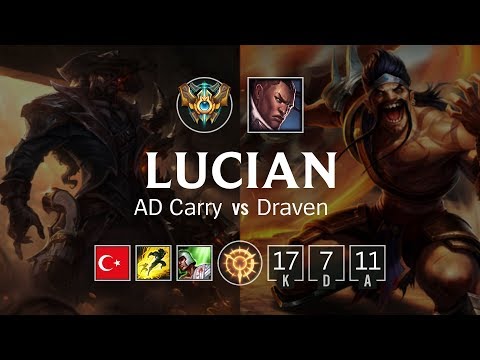 Lucian ADC vs Draven - TR Challenger Patch 8.22