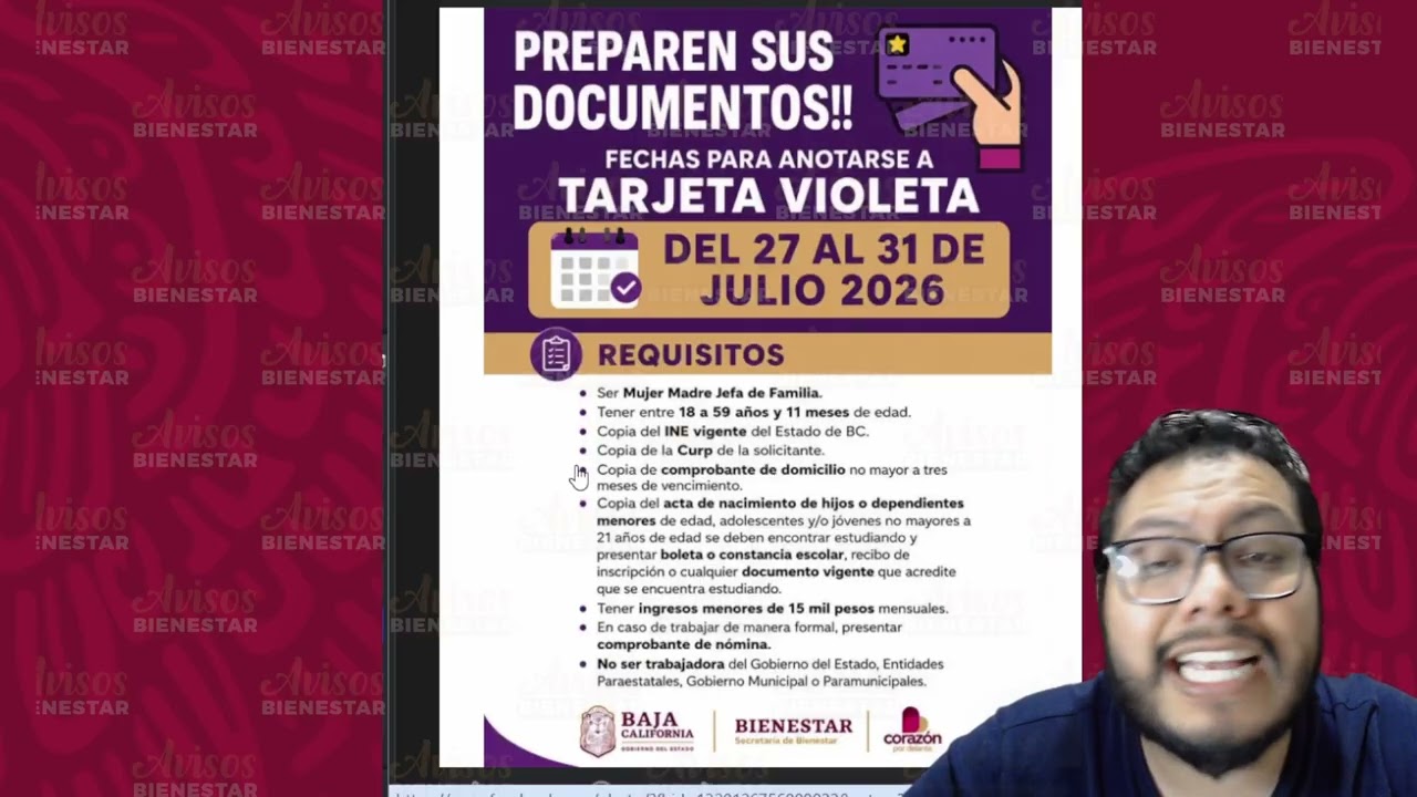 ¡MUY PRONTO! mujeres podras anotarte para la tarjeta violeta, AQUÍ checa los requisitos