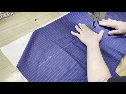 Basting a fully canvased suit