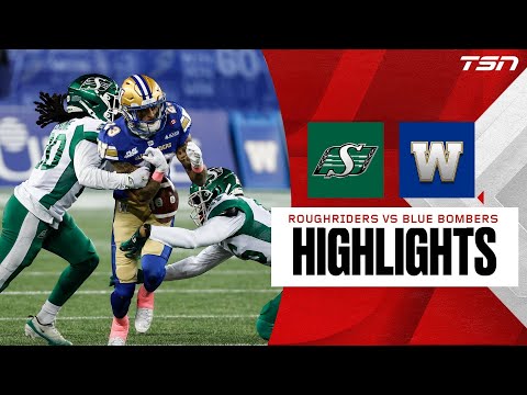 CFL WEEK 20: Saskatchewan Roughriders vs. Winnipeg Blue Bombers | FULL HIGHLIGHTS