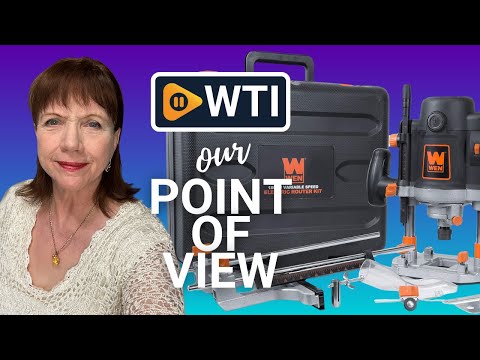 WEN RT6033 15-Amp Variable Speed Plunge Woodworking Router Kit with Carrying Case & Edge Guide - WTI product video review