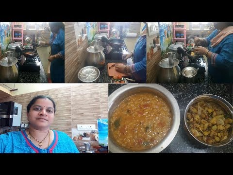 SATURDAY LUNCH ROUTINE||INDIAN EVERYDAY LUNCH ROUTINE||POTATO FRY AND TOMATO DAL Video