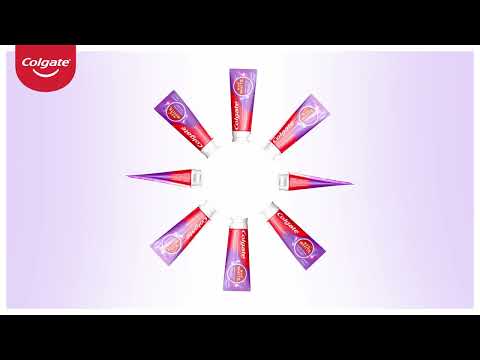 See how Colgate’s NEW Max White Purple Reveal Toothpaste works!