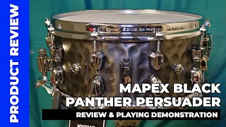 Video thumbnail for Mapex Black Panther Persuader Snare Drum | Drumshack London by Drumshack London
