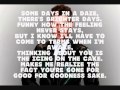 Michael Buble - End Of May - Lyrics