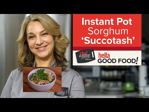 Instant Pot Vegan Sorghum Succotash
