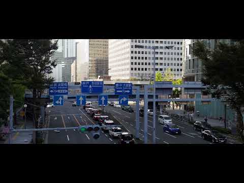 ｛UHD-8K 4320p / 24fps｝風景60秒ボックス [シーズン1 - No.036] "日本 大阪府 大阪市北区 梅新東 交差点 (W-001)"
