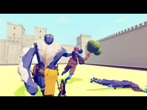 Black Integrity Swordsman(Kirito from SOA) vs Every Faction #2- TABS MODS GAMEPLAY