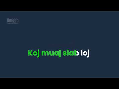 Rooj Tshoob - David Yang ft Chenning Xiong (Karaoke Version)