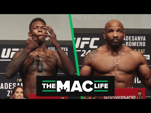 UFC 248 Adesanya vs Romero: Ceremonial Weigh-Ins