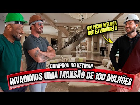INVADIMOS A MANSÃO DE 100 MILHÕES DE REAIS DO PRIMO RICO !