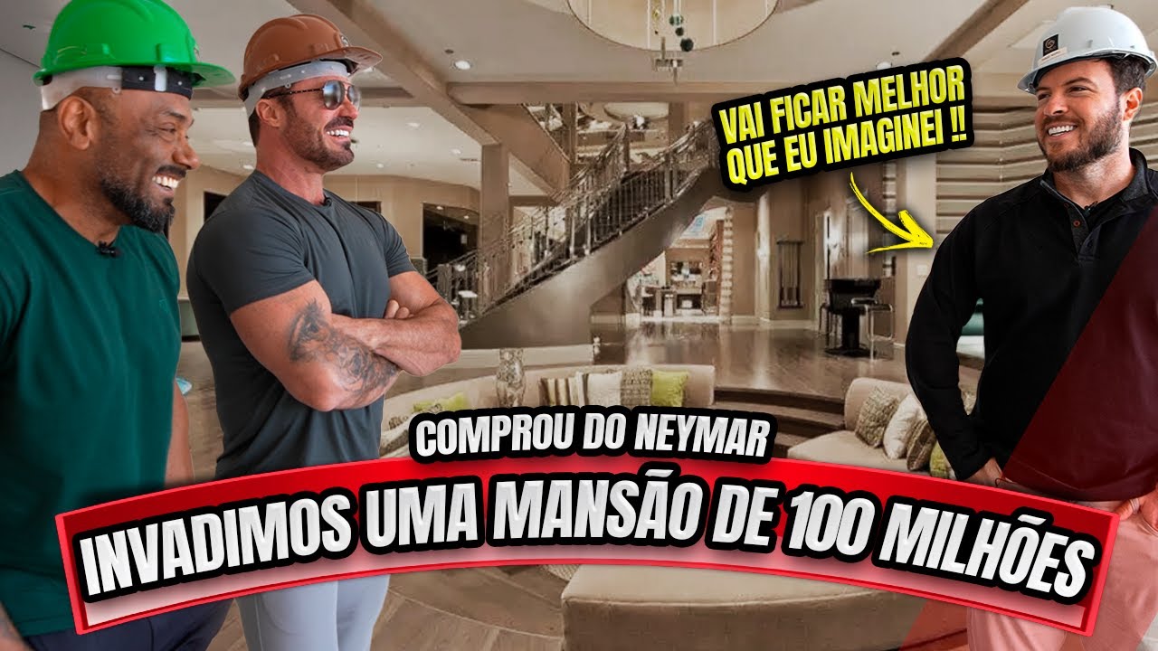 INVADIMOS A MANSÃO DE 100 MILHÕES DE REAIS DO PRIMO RICO !
