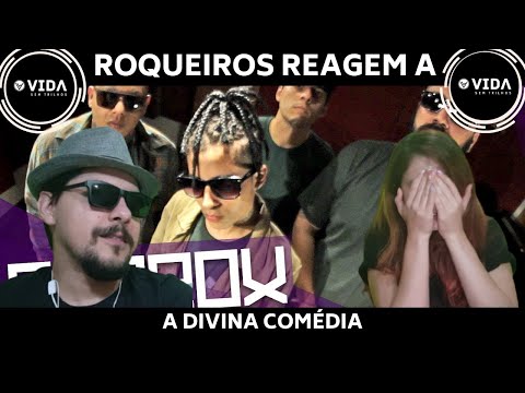 (DEITARAM) Rockeiros reagem a RAP - A Divina Comédia - Respetáculo Vida Sem Trilhos REACT VST
