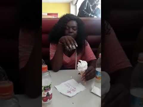 The correct way to eat Ice Cream