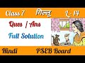 Class 7 Hindi Chapter 14 Gillu Question Answer गिल्लू Solution Studio Yt Trending
