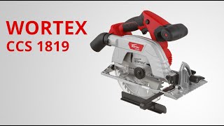 Cordless circular saw WORTEX CCS 1819
