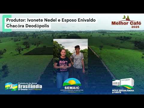 1º Lugar no MELHOR CAFÉ 2025 em Nova Brasilândia D'Oeste - RO