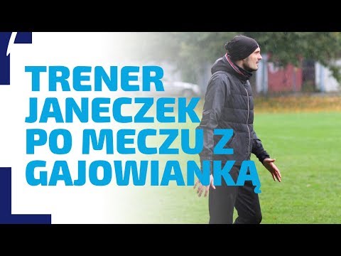 WYWIAD | Rozmowa z trenerem Janeczkiem po spotkaniu z LKS Gajowianka Gaj