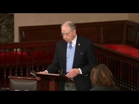 Grassley Remarks on the Supreme Court Nominee Neil Gorsuch