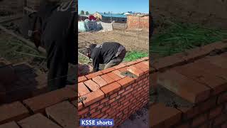 How to Build a Masonry Wall That NEVER Fails! 🧱#Masonry⁠ ⁠#Construction⁠ ⁠#Bricklaying⁠ ⁠